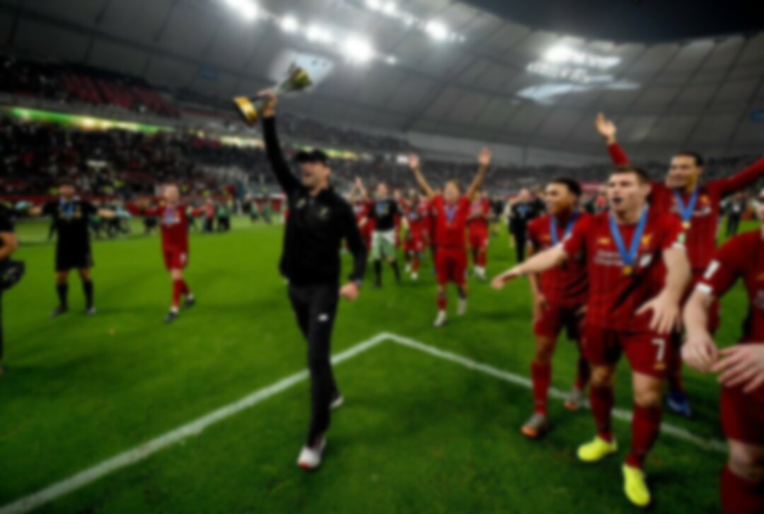 Happy Klopp with Liverpool players