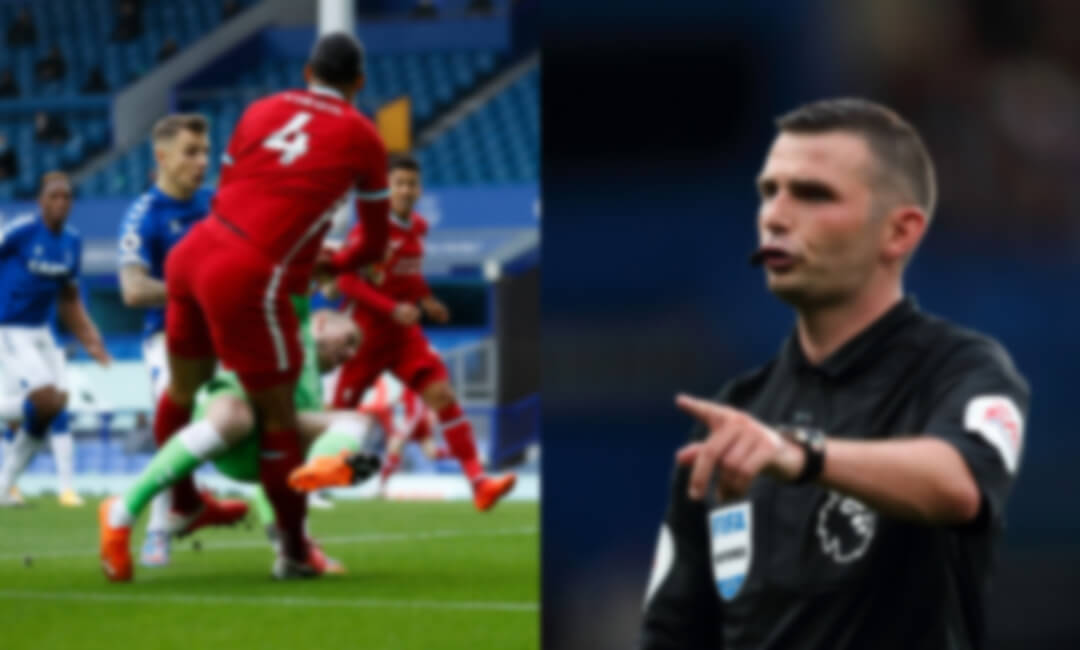 Michael Oliver admits his mistake