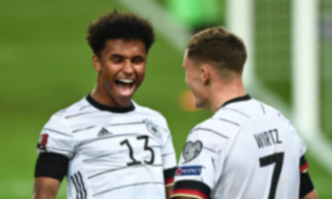 Liverpool join battle for Karim Adeyemi, who scored on his debut for Germany