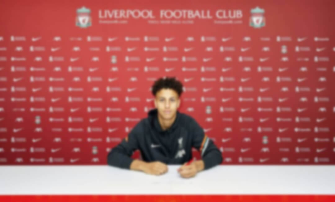 First team debut in the Carabao Cup - Liverpool forward Kaide Gordon signs his first professional contract