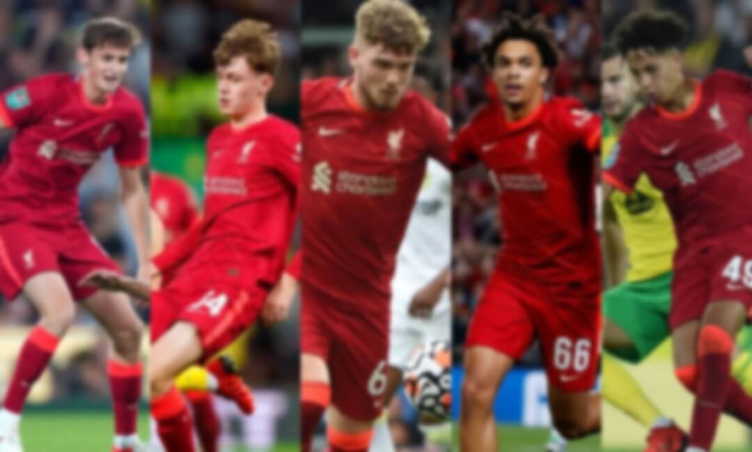 Liverpool Future Eleven, selected exclusively from players who have played in the academy