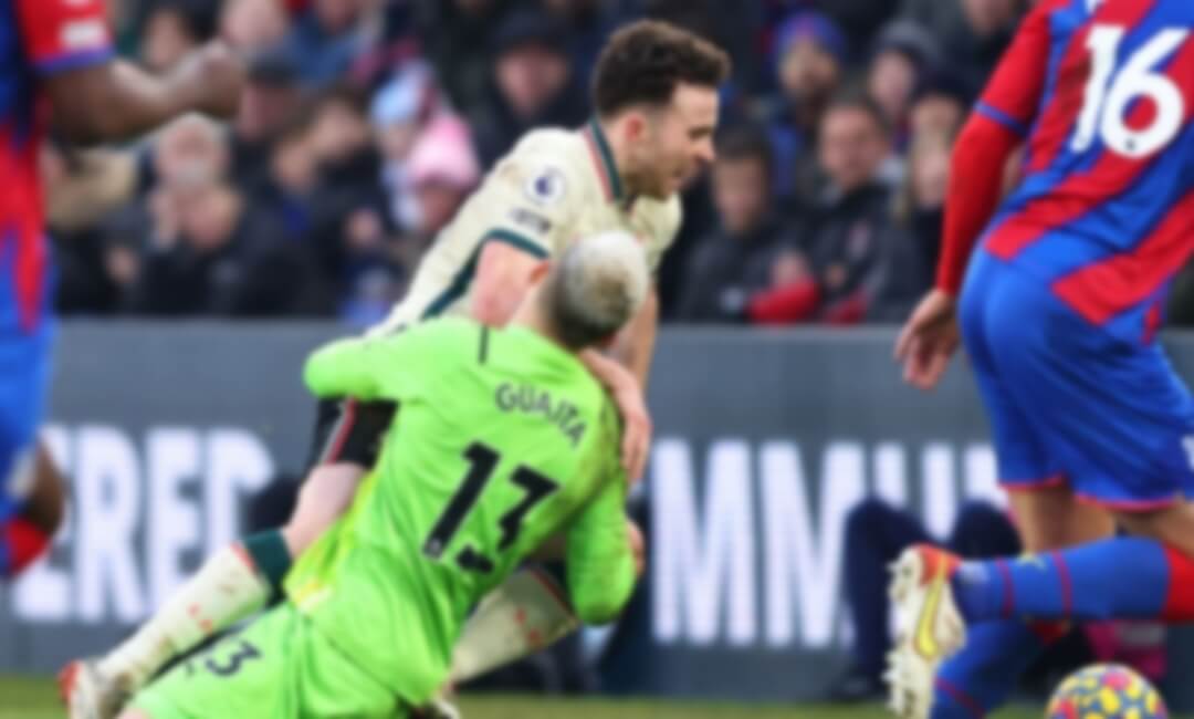 Crystal Palace manager Patrick Viera was furious with the decision to award Liverpool a penalty in the final minutes of the game...