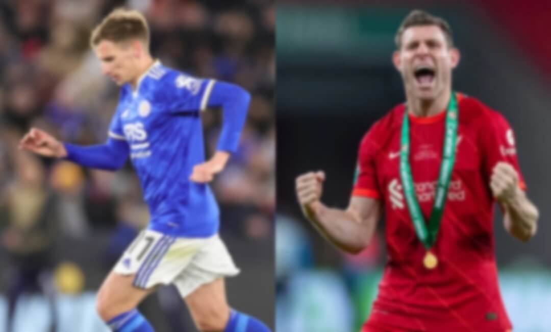 For Leicester City midfielder Marc Albrighton, James Milner is an "inspiration"