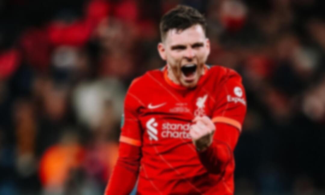 The Carabao Cup won after 120 minutes of action... Liverpool defender Andy Robertson speaks his mind!