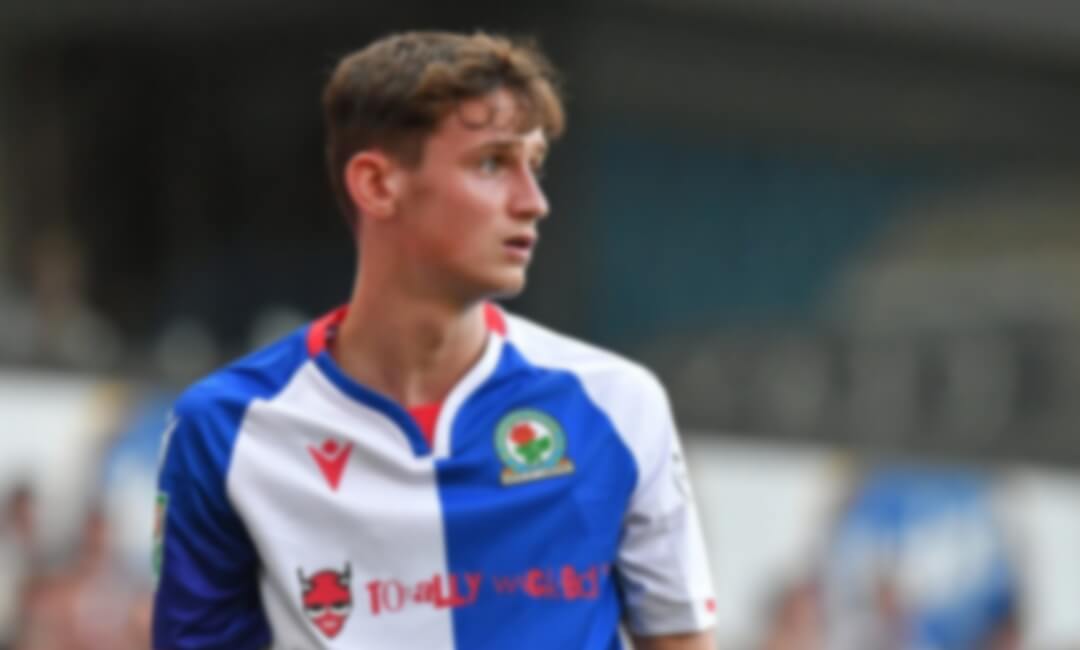 First professional experience at centre-back... Young midfielder Tyler Morton, on loan at Blackburn, gets down to business!