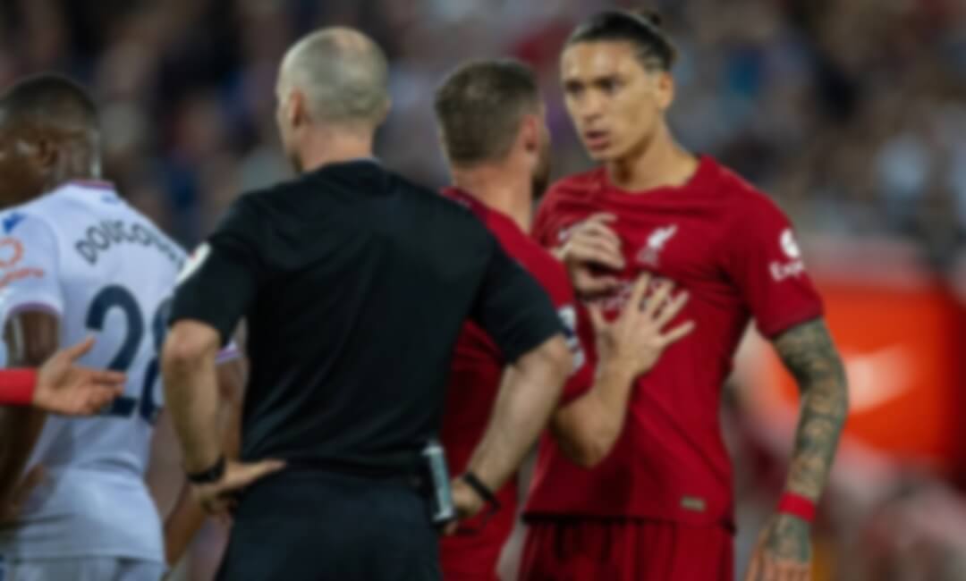One red card against Crystal Palace! Talks to be held with Liverpool FW Darwin Nunez after he was provoked by his opponent