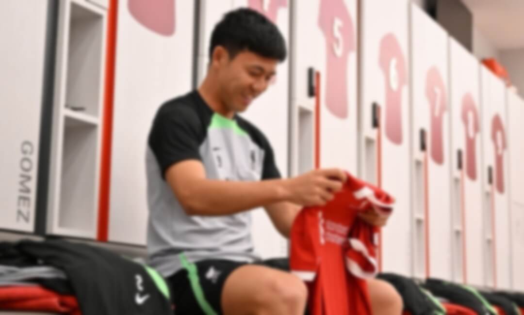 Japan midfielder Wataru Endo talks about "this and that" on his first day at Liverpool