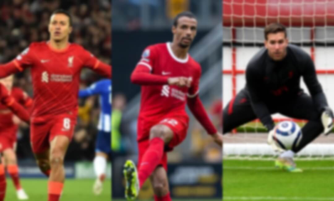 Contracts through June 2024...Joel Matip, Thiago Alcantara, Adrián and others to leave after this season