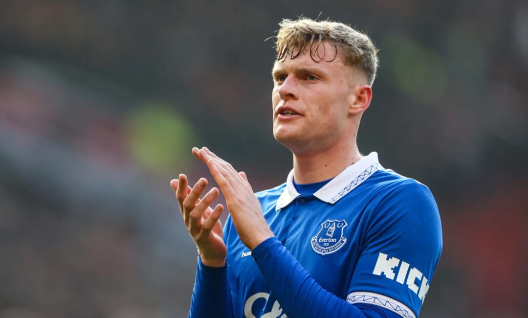 Liverpool interest in Merseyside rival Everton defender Jarrad Branthwaite