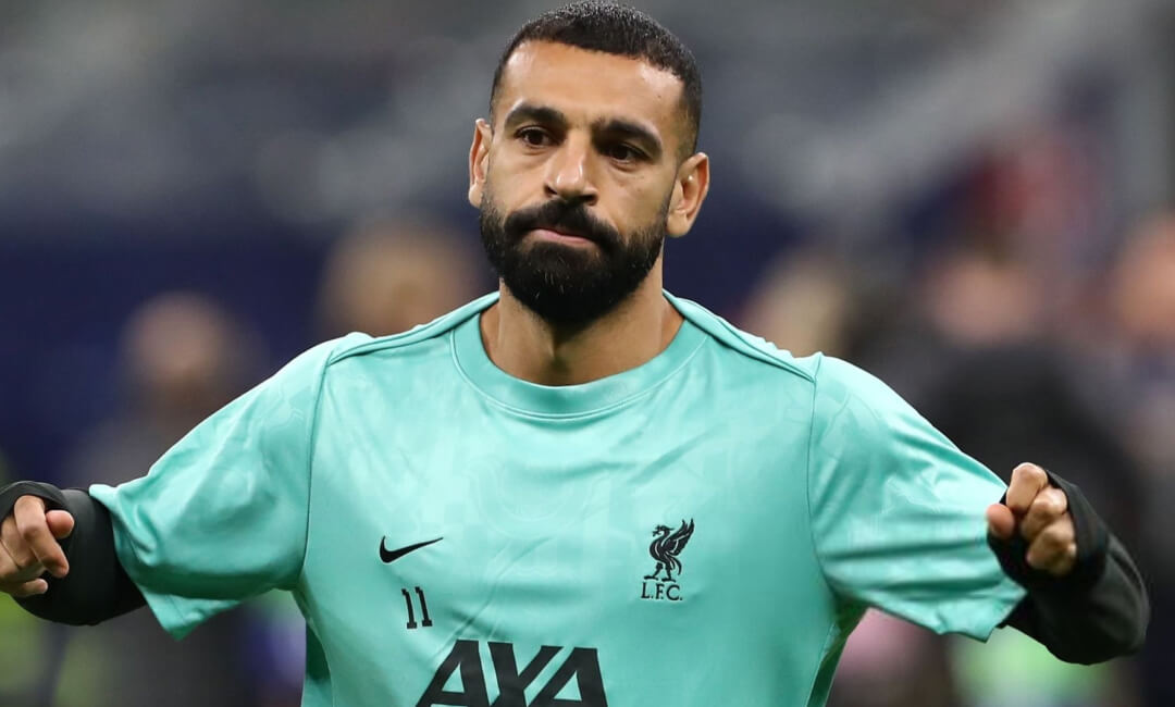 On a record contract... Former England international hints at Mohamed Salah leaving Liverpool & moving to Saudi Arabia