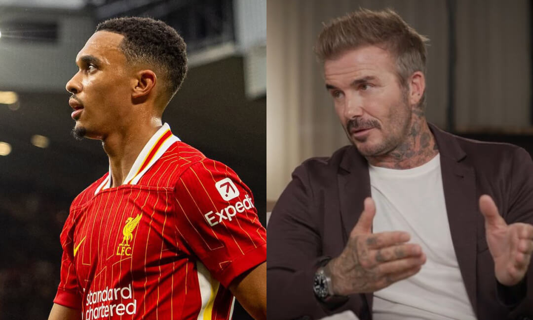 Former England midfielder David Beckham talks about Trent Alexander-Arnold's game and himself