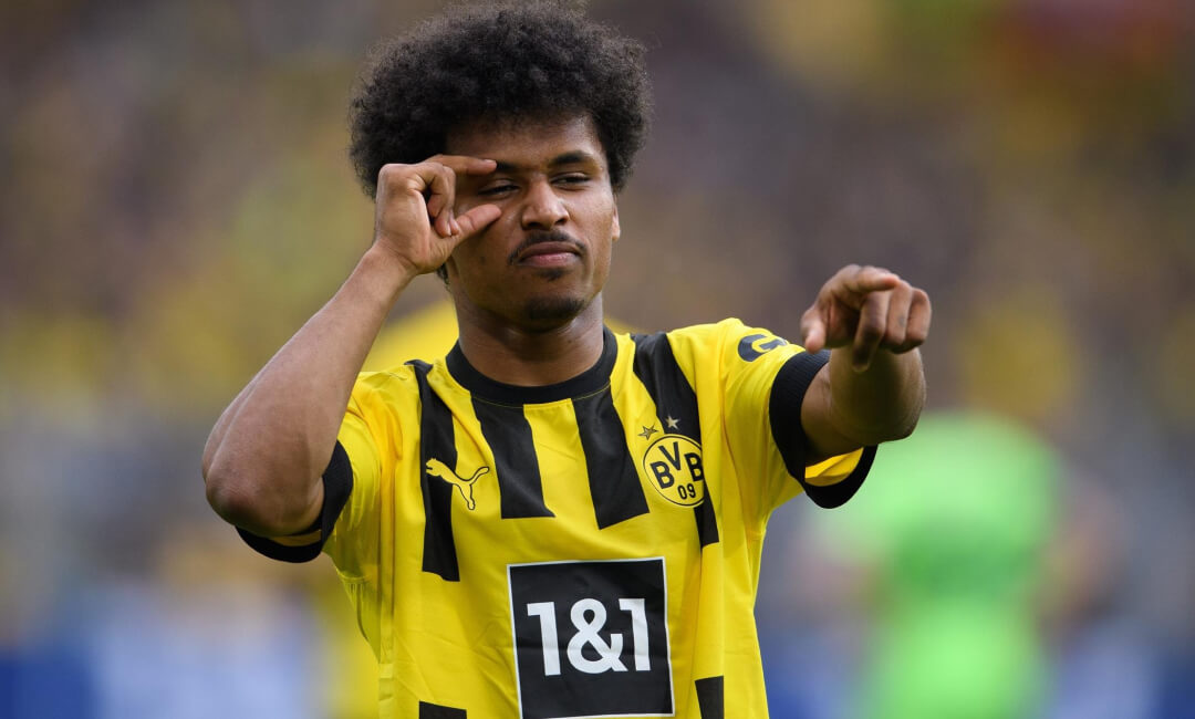 22-year-old Karim Adeyemi, who leads Dortmund's attack, is to be named by Liverpool as Mohamed Salah's successor