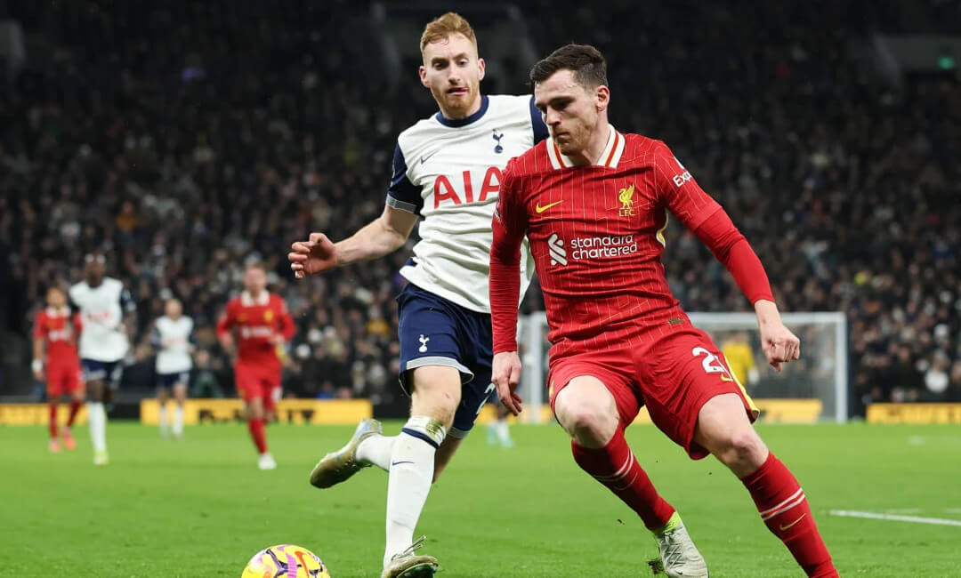 ‘You have to play different ways in different weeks’, Andy Robertson praises Slot's coaching skills