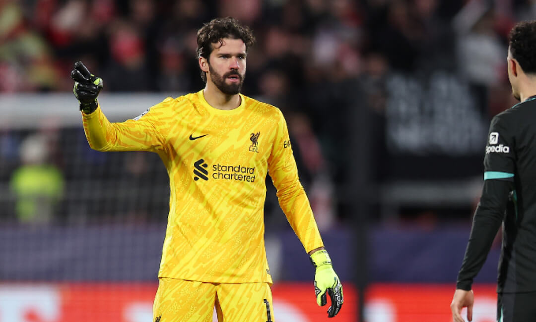 Vows to further improve defensively...Liverpool goalkeeper Alisson Becker talks about his goals from now on