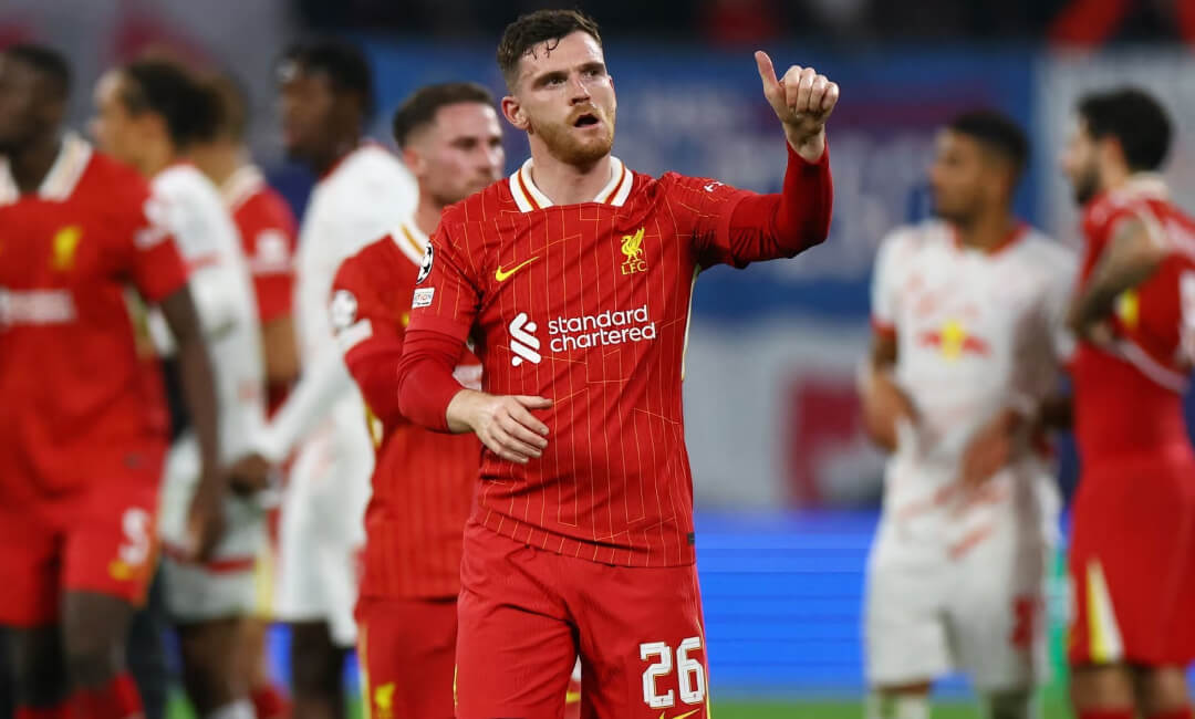 ‘We’ve got the balance’ Scottish defender Andy Robertson, referring to Liverpool's mental pillars