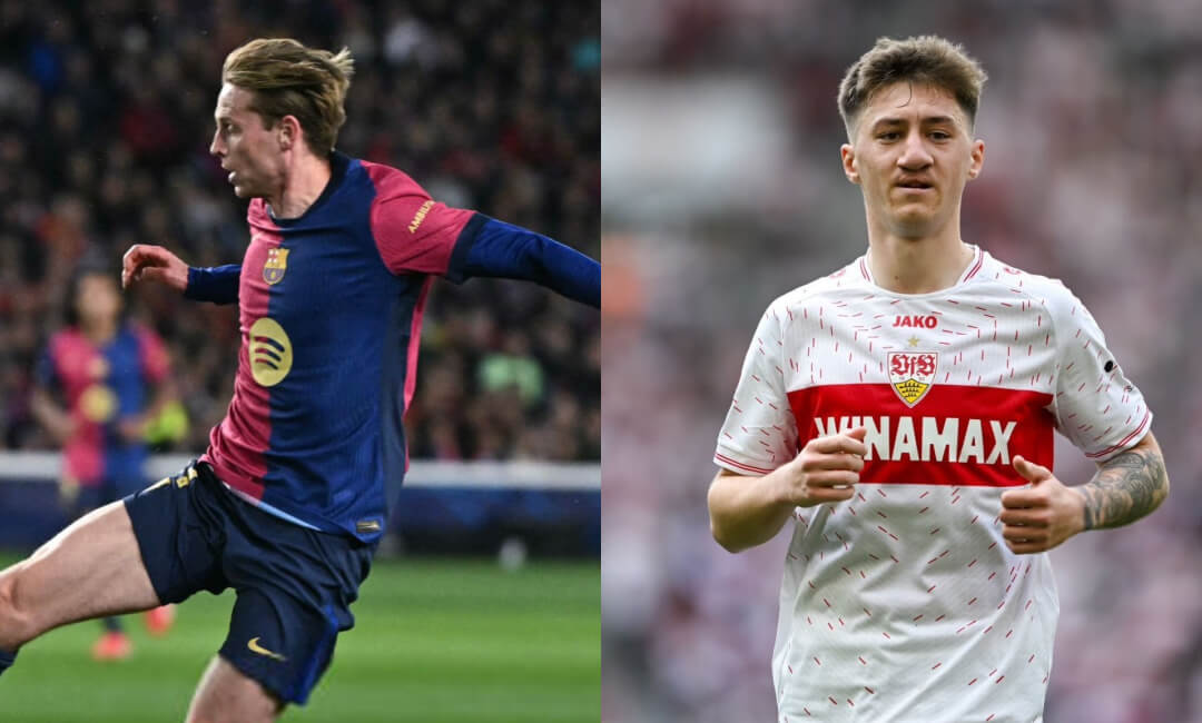 Liverpool eyeing Barcelona midfielder Frenkie de Jong and Stuttgart midfielder Angelo Stiller to strengthen their midfield