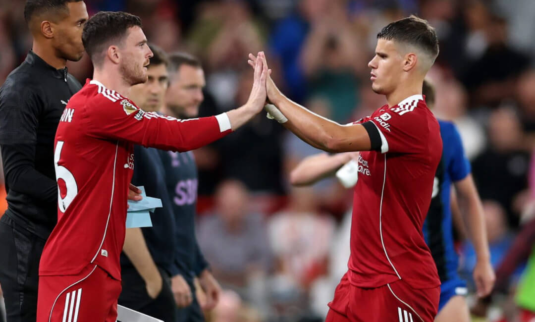 「本当に良好だよ」リバプール新加入のミロシュ・ケルケズが、アンディ・ロバートソンとの健全なポジション争いを明かす！